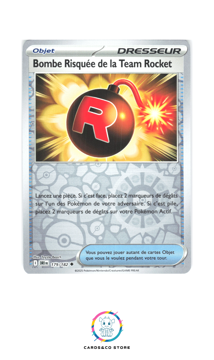 Bombe Risquée de la Team Rocket Reverse #179/182