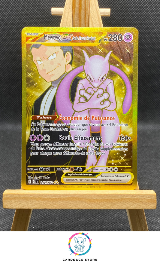 Mewtwo ex de la Team Rocket #240/182