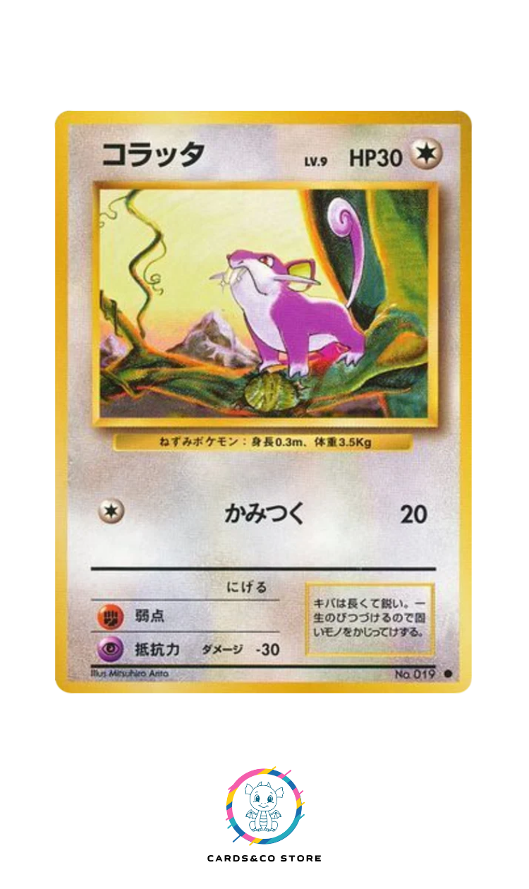 Expansion Pack - Basic Set - No.019 - Rattata - JPN