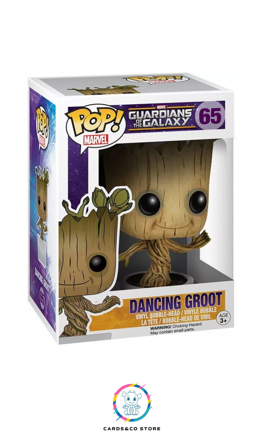 Figurine Funko Pop! n°65 - Marvel - Gardiens de la Galaxie - Groot Dansant