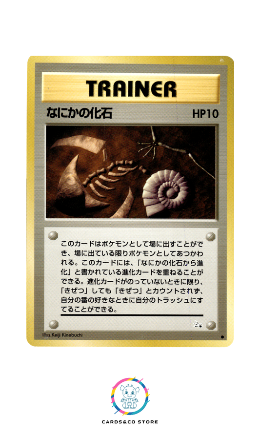 Mystery of the Fossils - Trainer - Mysterious Fossil - JPN