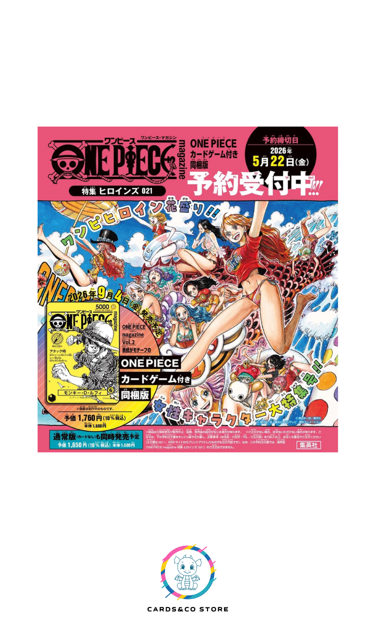 One Piece - Carte promo Luffy Magazine VOL.21 ST29-001 - avec magazine - JPN