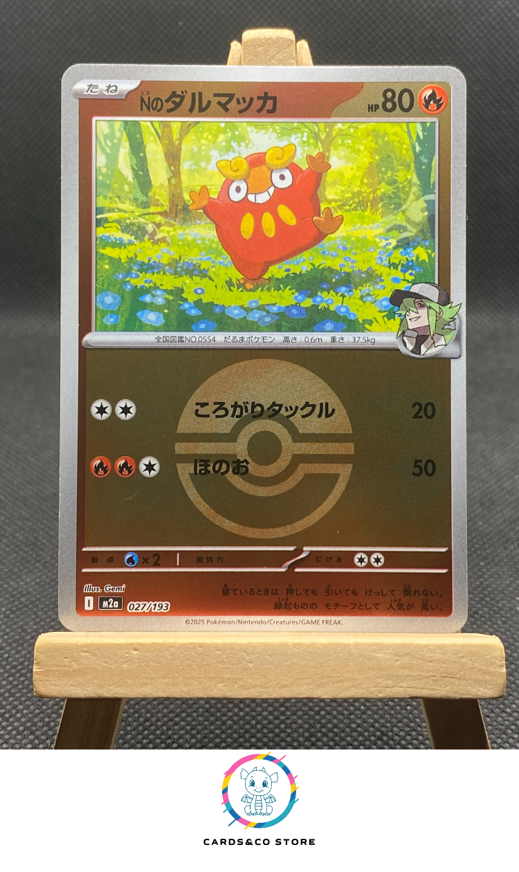 m2a - 027/193 - N's Darumaka Reverse PokeBall