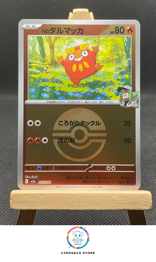 m2a - 027/193 - N's Darumaka Reverse PokeBall