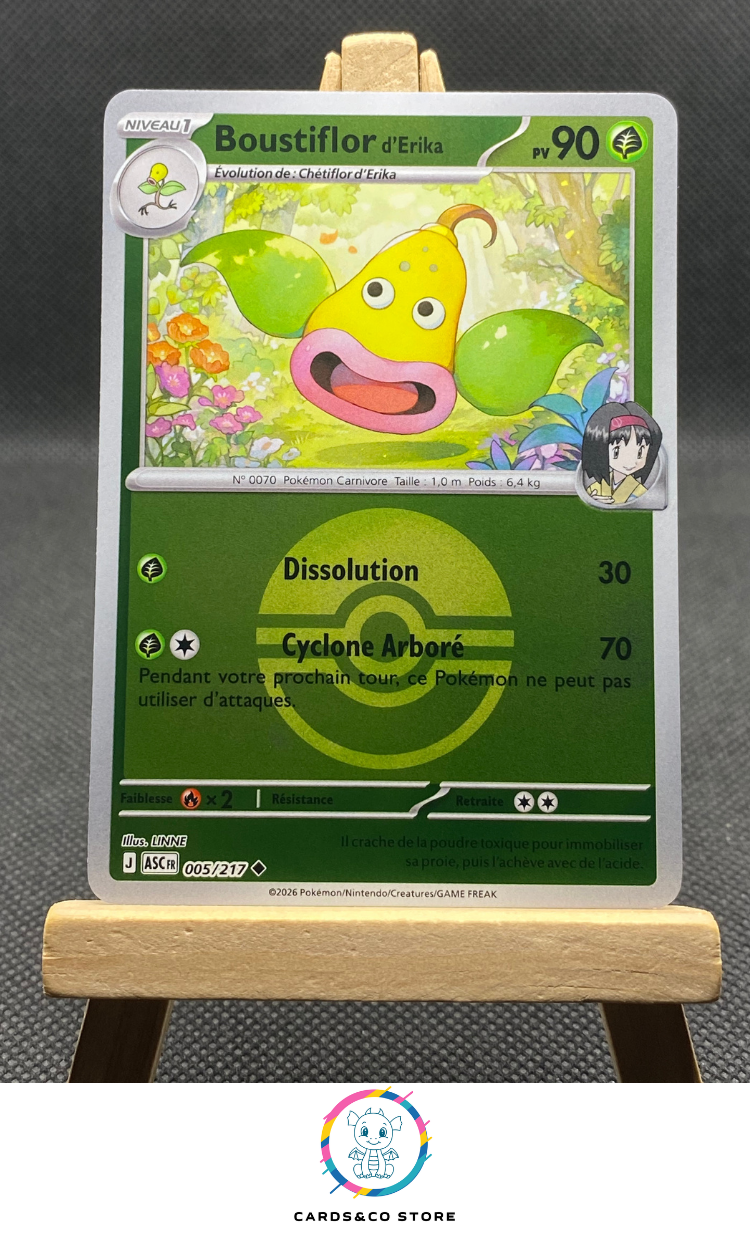 ME2.5 - Héros Transcendants - 005/217 - Boustiflor d'Erika Reverse PokeBall - FR