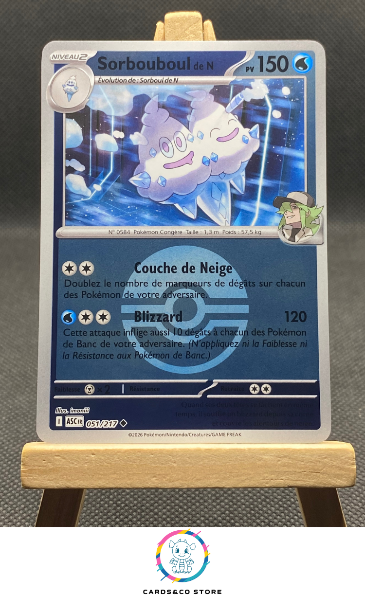 ME2.5 - Héros Transcendants - 051/217 - Sorbouboul de N Reverse PokeBall - FR