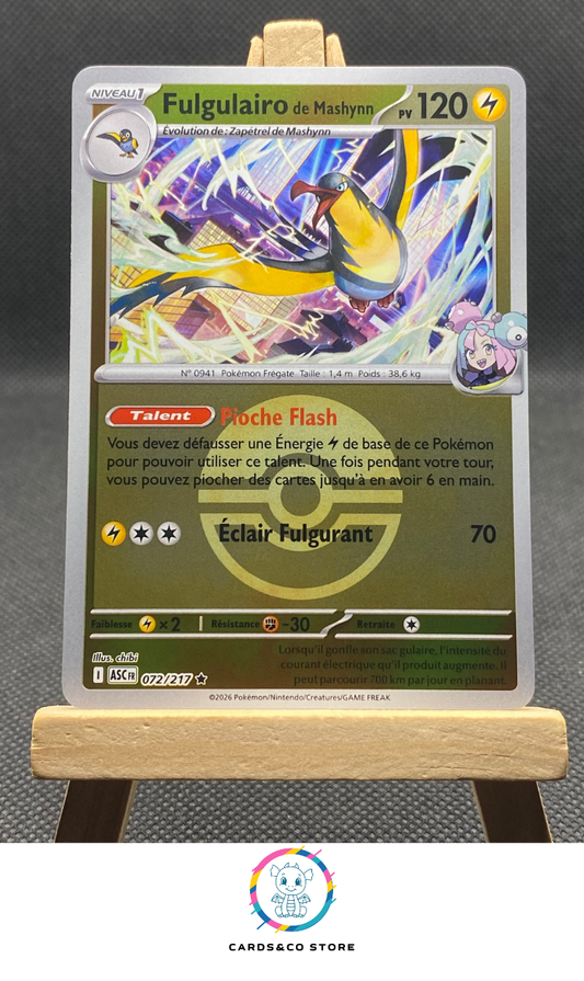 ME2.5 - Héros Transcendants - 072/217 - Fulgulairo de Mashynn Reverse PokeBall - FR