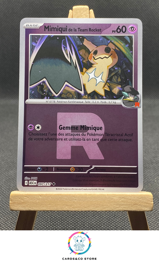 ME2.5 - Héros Transcendants - 097/217 - Mimiqui de la Team Rocket Reverse Rocket - FR