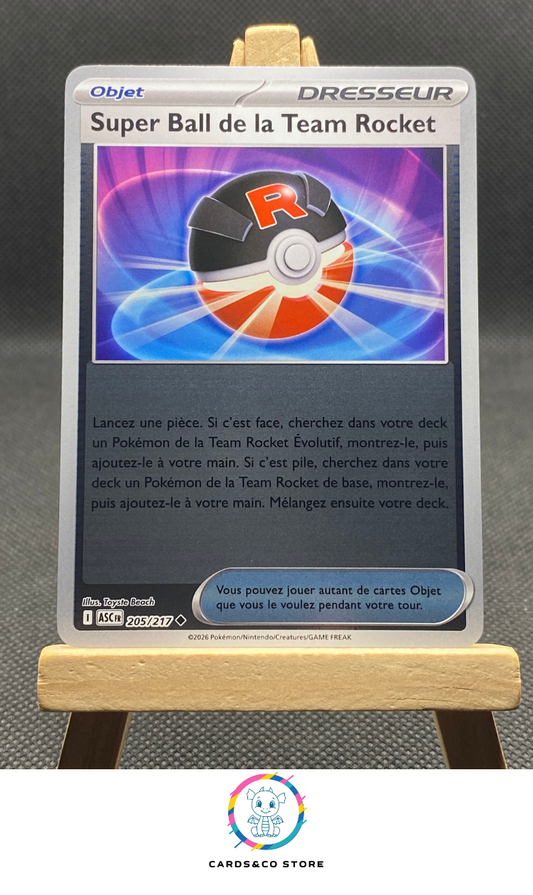 ME2.5 - Héros Transcendants - 205/217 - Super Ball de la Team Rocket Reverse - FR