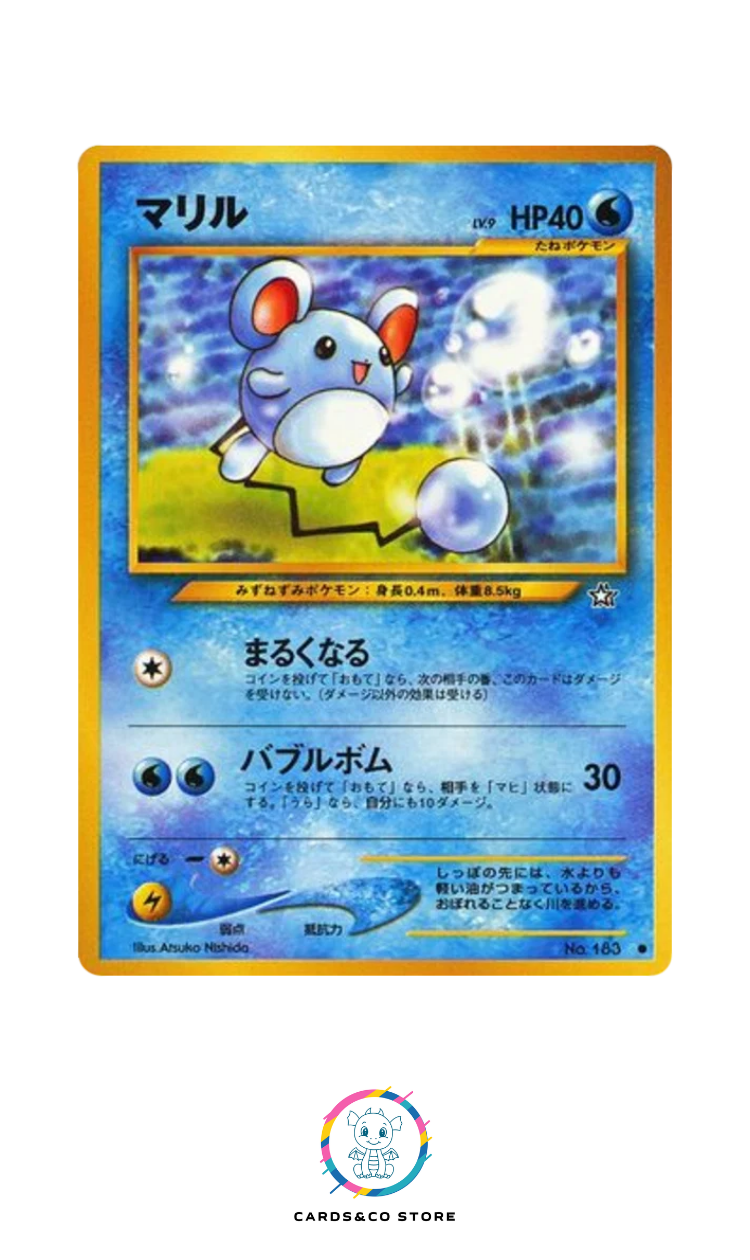 Neo 1 : Gold, Silver, to a New World - No.183 - Marill - JPN