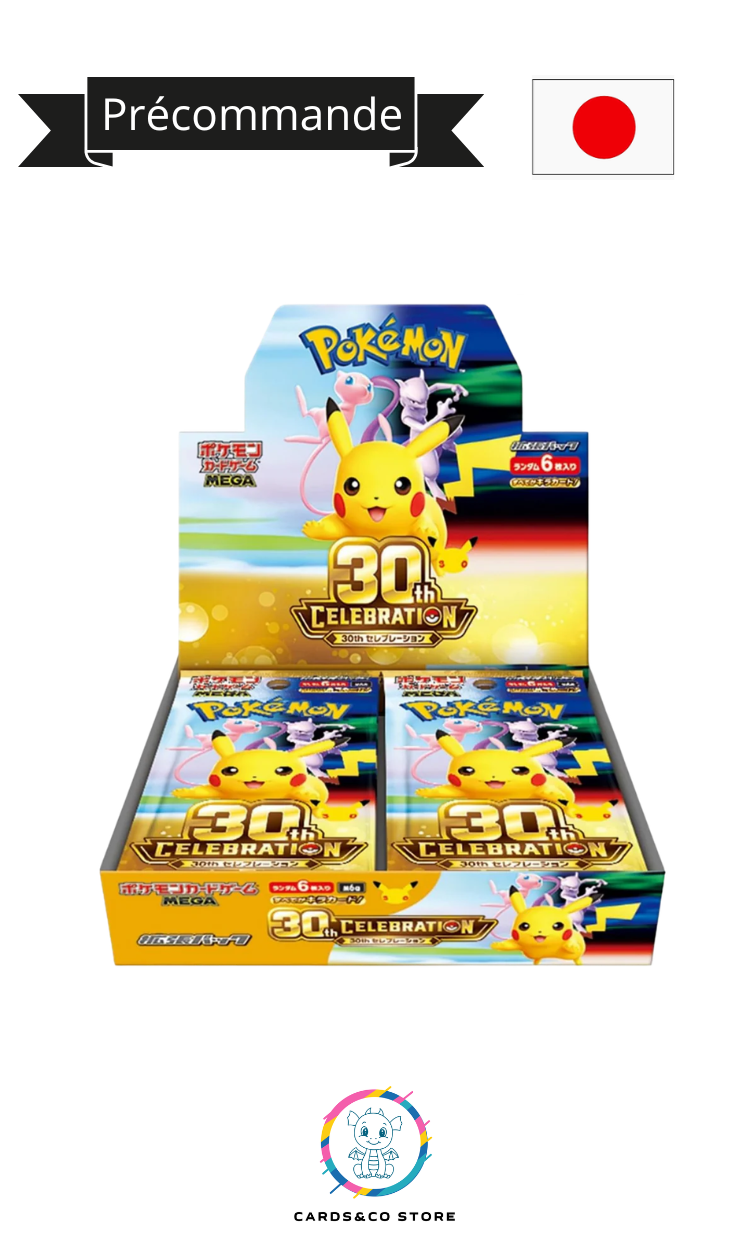 Pokemon - Display de 20 boosters - 30th Celebration M6a - JPN