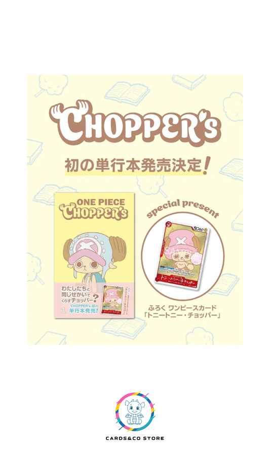 One Piece - Carte promo scellée avec magazine - Tony chopper EB02-003 Comic Book - JPN
