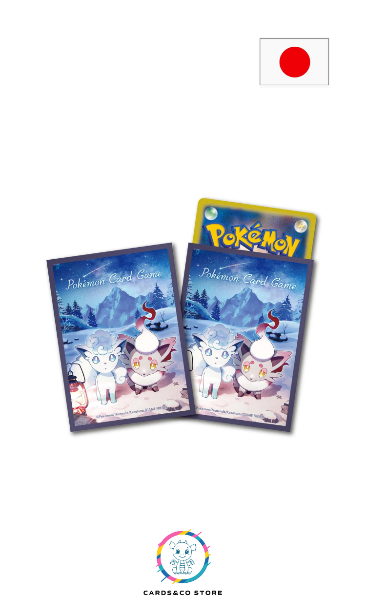 Pokemon - 64 Sleeves Pokemon Center - Alolan Vulpix et Hisuian Zorua - JPN - 2