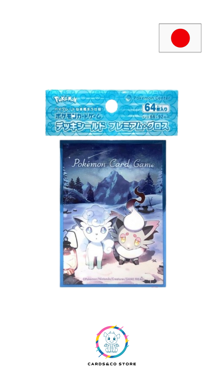 Pokemon - 64 Sleeves Pokemon Center - Alolan Vulpix et Hisuian Zorua - JPN - 1