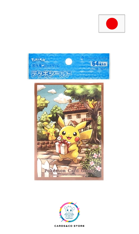 Pokemon - 64 Sleeves Pokemon Center - Cadeau de Pikachu - JPN