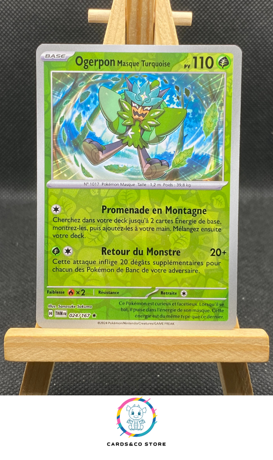 Ogerpon Masque Turquoise Reverse #024/167