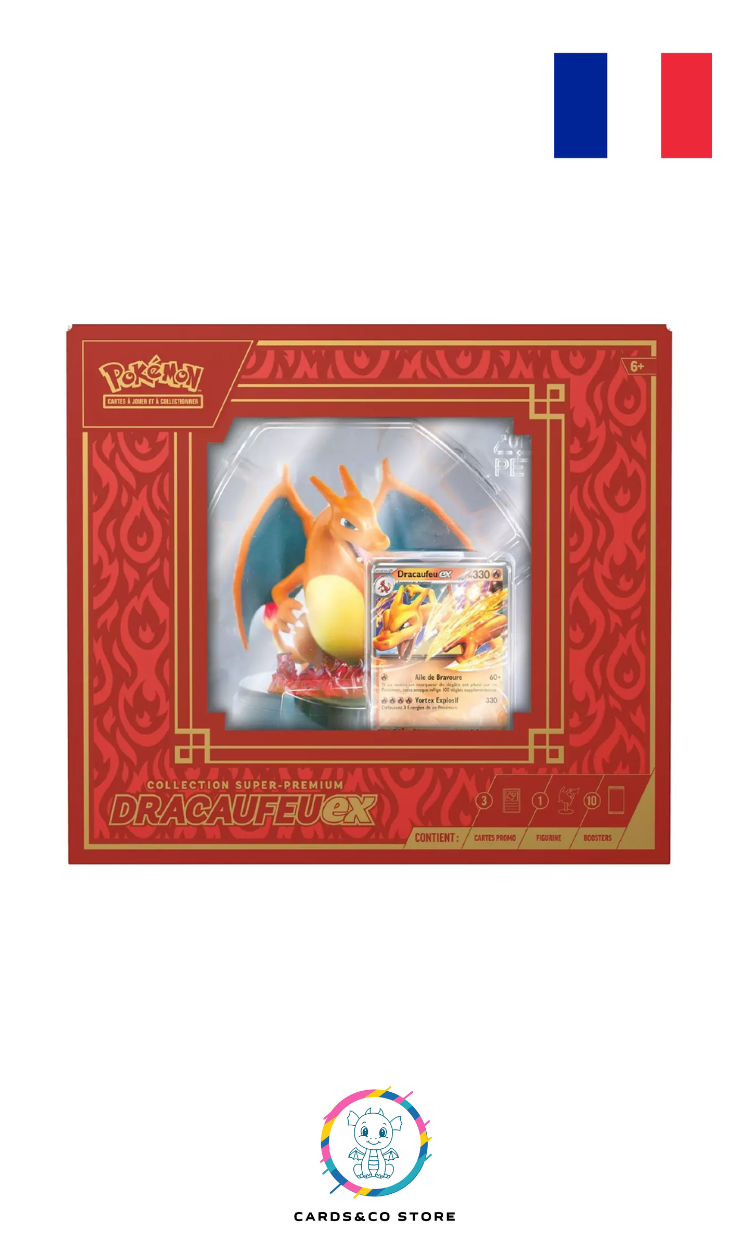 Coffret Collection Super Premimum Dracaufeu Ex face