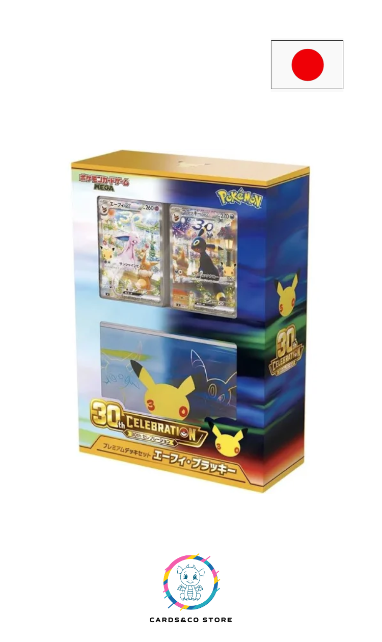 Pokemon - Coffret Premium Deck Noctali ex & Mentali ex - 30th Celebration - JPN